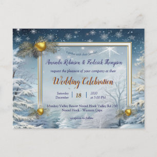 WINTER in Magical Wonderland Postcard
