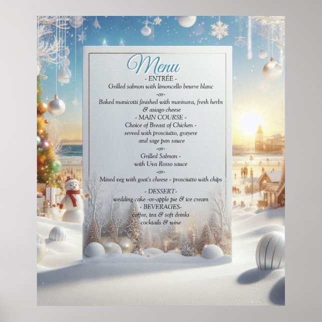 WINTER  in Magical Wonderland Poster (Front)