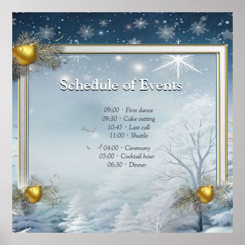 WINTER in Magical Wonderland Poster
