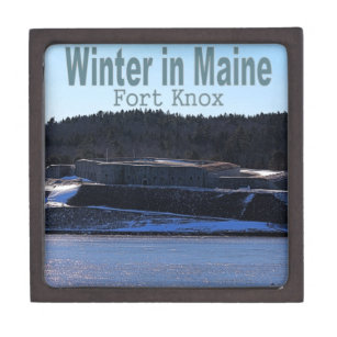Winter in Maine Keepsake Box