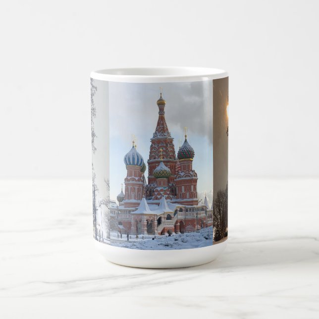 Winter in Moscow Coffee Mug (Center)