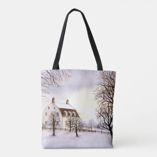 Winter in New England by Farida Greenfield Tote Bag