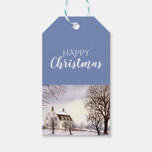 Winter in New England Gift Tags