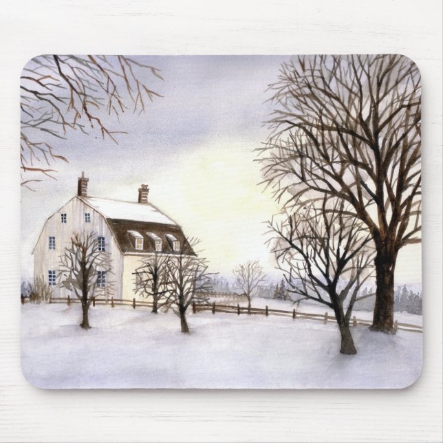 Winter in New England Mouse Pad (Front)