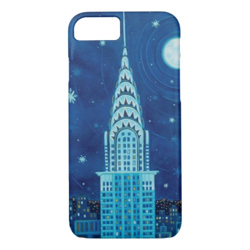 Winter in New York City iPhone 7 Case