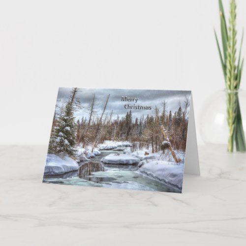 Winter in Northern Maine Holiday Card