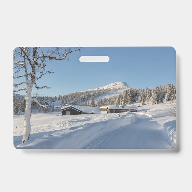 Winter in Norway Badge (Front)