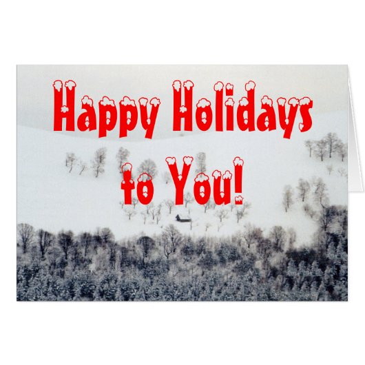 Winter in Paltinis - Romania Cards (Front Horizontal)