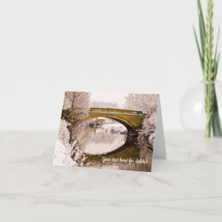 Winter in Pollok Park, Glasgow, Scotland Card