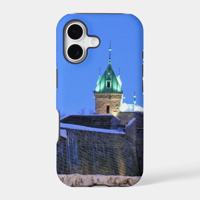 Winter in Quebec, Canada Iphone Case (Back)