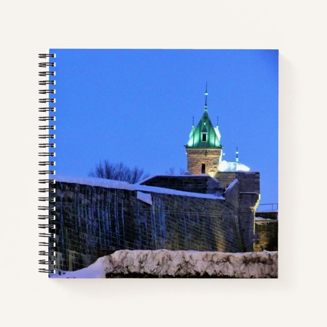 Winter in Quebec, Canada Notebook (Front)