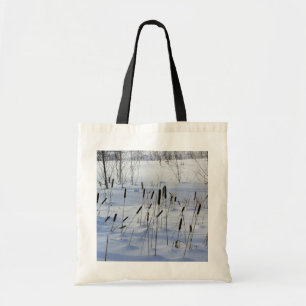 Winter in Quebec, Canada Tote Bag