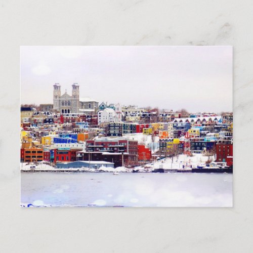 Winter In St Johns Postcard