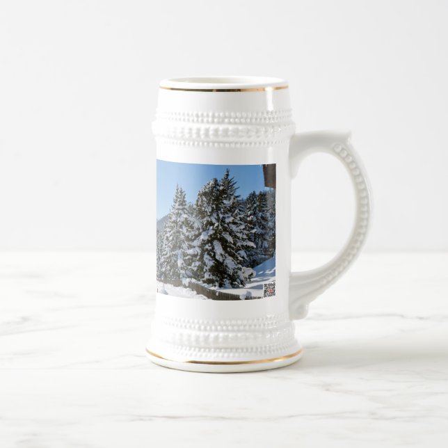 Winter in St. Moritz Beer Stein (Right)