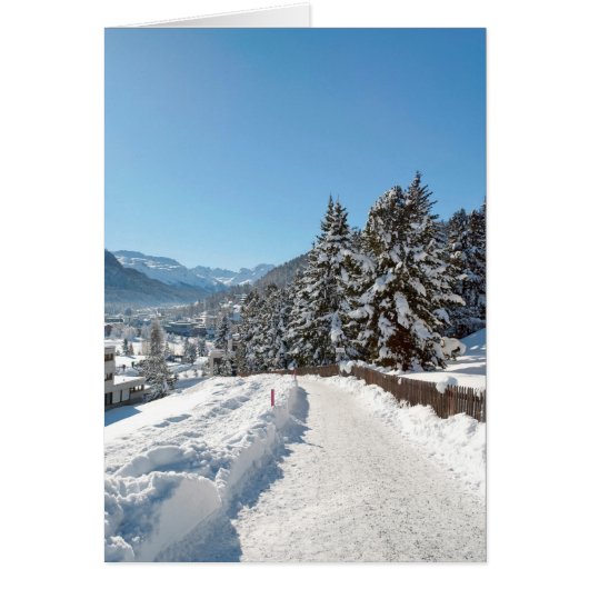 Winter in St. Moritz Cards (Front)