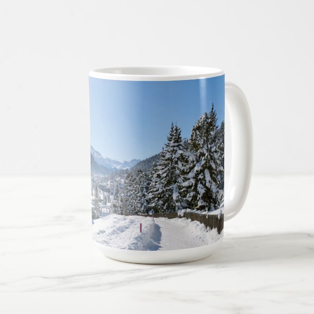 Winter in St. Moritz Coffee Mug (Front Right)