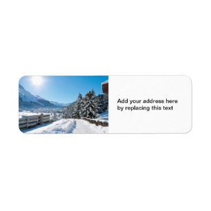 Winter in St. Moritz Label
