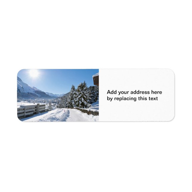 Winter in St. Moritz Label (Front)