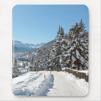 Winter in St. Moritz Mouse Pad