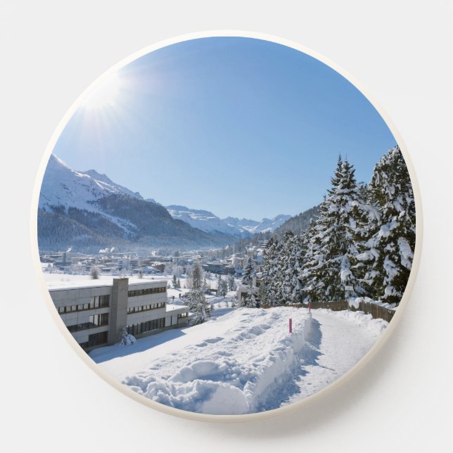 Winter in St. Moritz PopSocket (Popsocket)