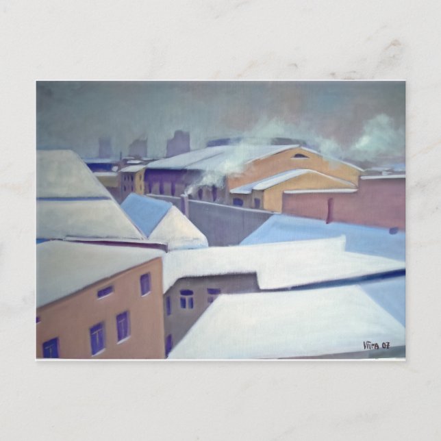 "Winter in Tallinn" Postcard (Front)