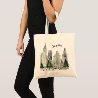 Winter in the City Tote Bag