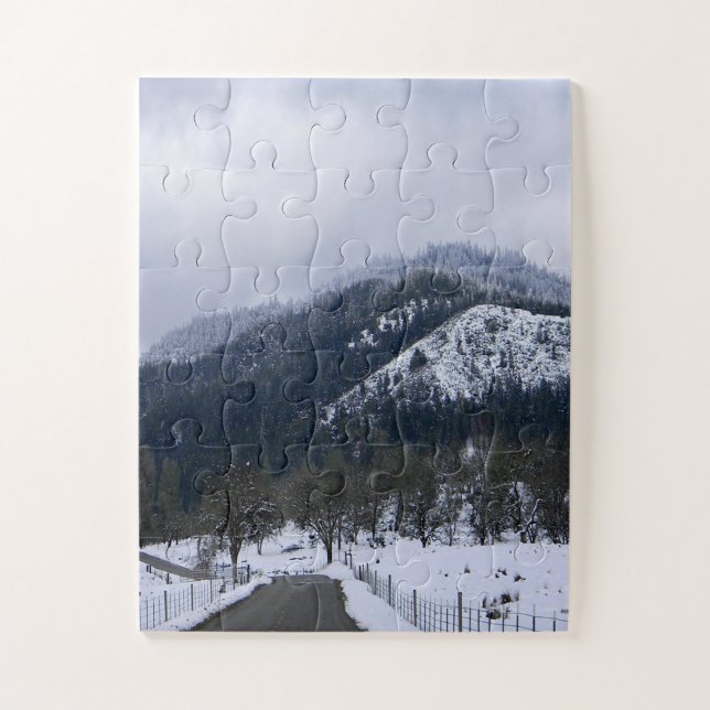 Winter in the country.... jigsaw puzzle (Vertical)