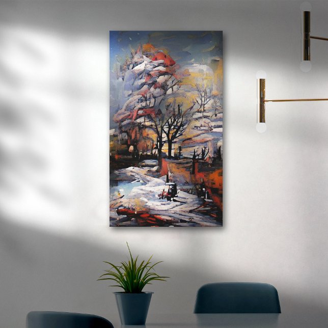 Winter in the Countryside Canvas Print (Creator Uploaded)