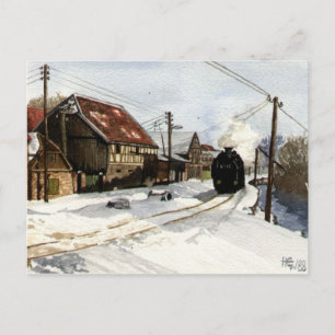 Winter in the Harz Mountains Postcard