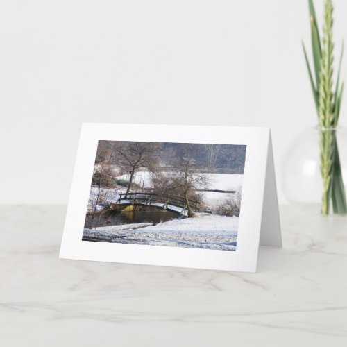 WINTER IN THE PARK IS FOR ALL OCCASIONS THANK YOU CARD