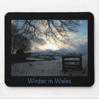 Winter in Wales photo mousemat Mouse Pad