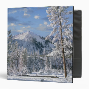 Winter in Yellowstone National Park, Wyoming Binder