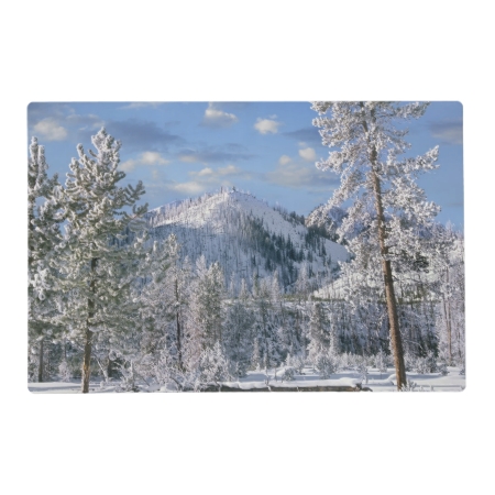 Winter In Yellowstone National Park, Wyoming Placemat