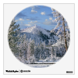 Winter in Yellowstone National Park, Wyoming Wall Decal