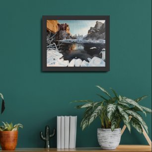 Winter in Yosemite, by Gary Poling Framed Art