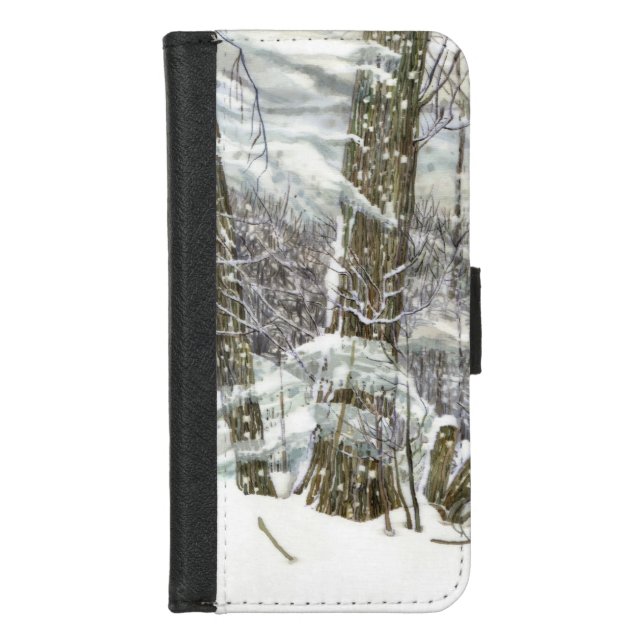 Winter iPhone Wallet Case (Front)