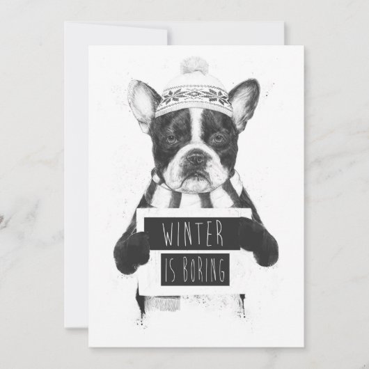 Winter is boring (Front)