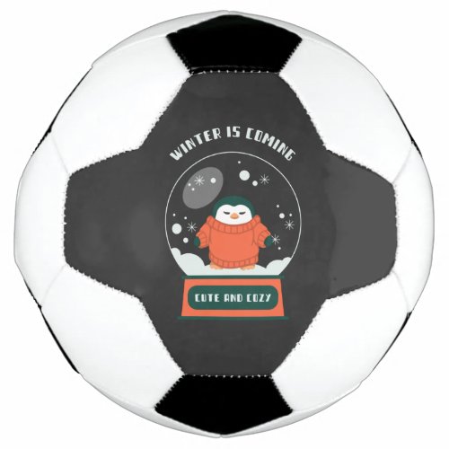 Winter Is Coming Snow Globe Soccer Ball