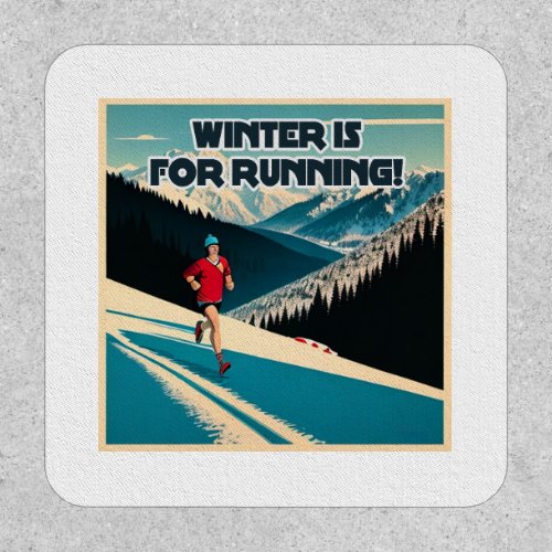 Winter Is For Running Patch