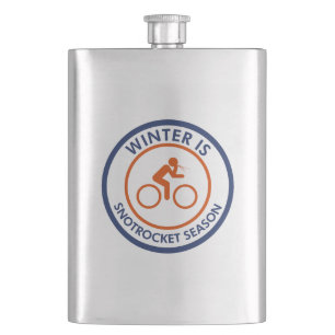 Winter Is Snot Rocket Season Cycling Flask
