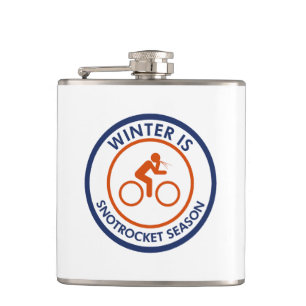 Winter Is Snot Rocket Season Cycling Flask