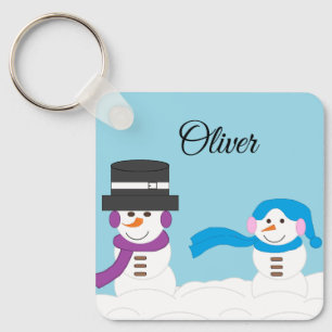 Winter is Snowy Keychain