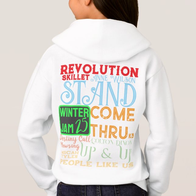 Winter Jam 2025 Jam Nation Skillet Anne Wilson  Hoodie (Back)