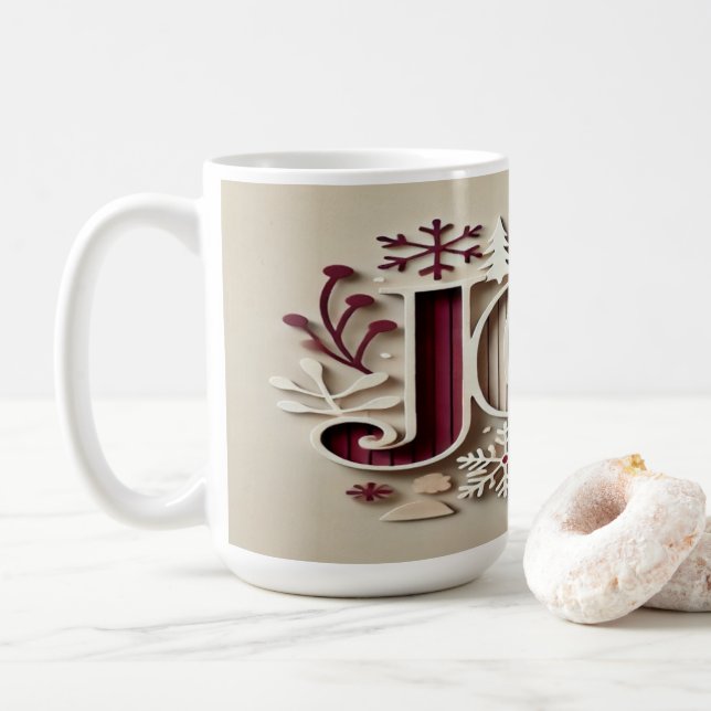 Winter Joy Coffee Mug (With Donut)