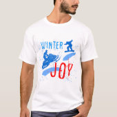 Winter Joy funny T-Shirt (Front)