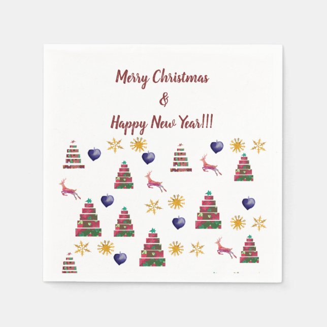 Winter Joy Napkins (Front)