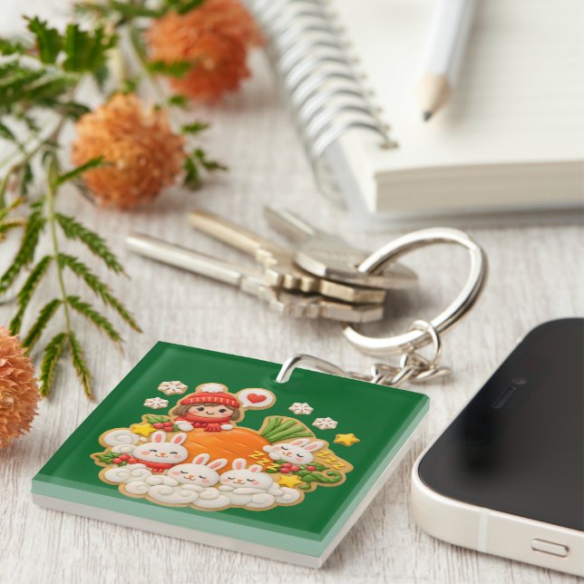 Winter Keychain (Front Right)
