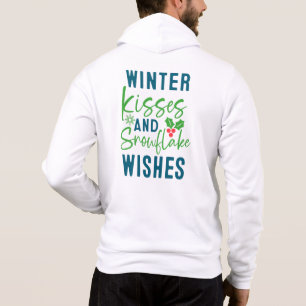 Winter Kisses And Snowflake Wishes-51963 Hoodie