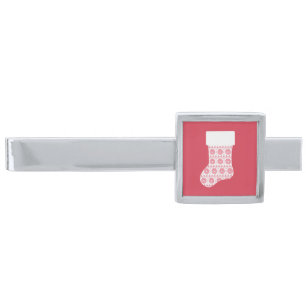 Winter Knit Christmas Stocking Tie Bar
