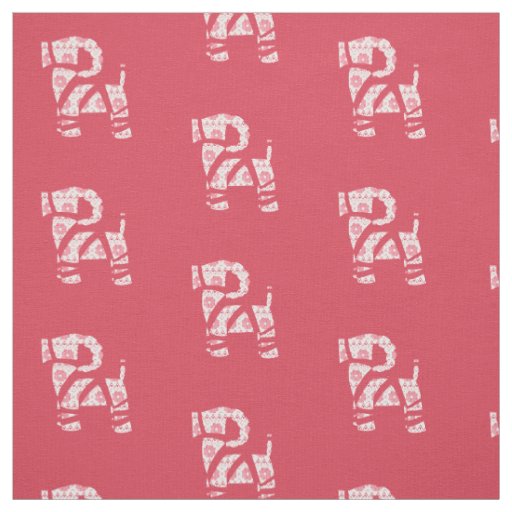 Winter Knit Christmas Yule Bock Fabric